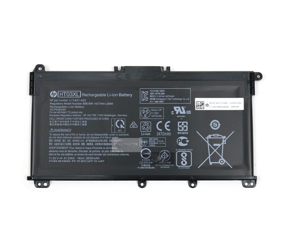 Original Batterie HP 15-da0521na 15-da0521sa 11.55V 41.9Wh