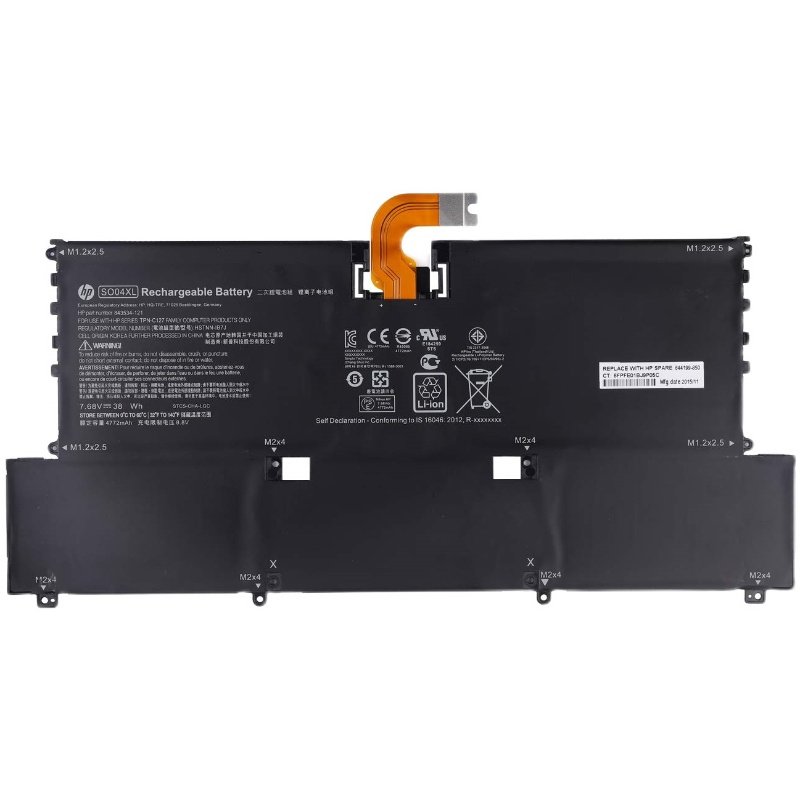 Batterie 38Wh HP Spectre 13-v194nz 13-v199nia